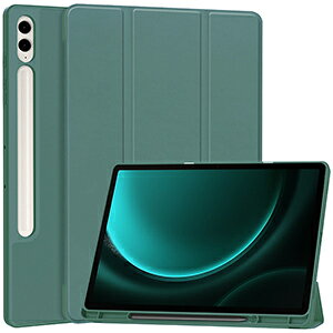 Galaxy Tab S9 FE+ 5G �P�[�X �ϏՌ� �J�o�[ TPU��PU���U�[ ������� �P�[�X �����₷�� ����h�~ �M���U�a�f�U�C�� ���M�����Q �X�^���h�@�\ �I�[�g�X���[�v�@�\ �������� �^�u���b�g�P�[�X ������