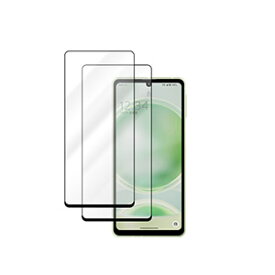 SHARP AQUOS sense8 アクオス Android スマートフォン ガラスフィルム 強化ガラス 液晶保護 シャープ アクオス センス8 HD Tempered Film ガラスフィルム 保護フィルム 強化ガラス 硬度9H グレア 光沢 画面保護ガラス フィルム 強化ガラスシート 2枚セット