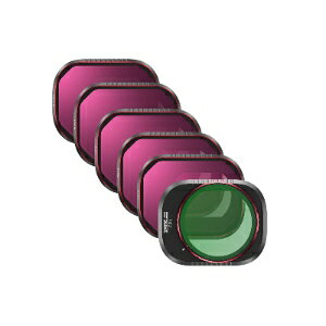 DJI Mini 4 Pro�p 6�� �t�B���^�[�L�b�g CPL�t�B���^�[+ND8 ND16 ND32 ND64 ND256 �����t�B���^�[ HD���w�K���X ���w�R�[�e�B���O �A���~�����t���[�� DJI�p�A�N�Z�T���[ �ȒP�ݒu �l�C ���p �֗��O�b�Y �B