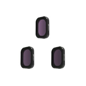 DJI OSMO POCKET 3用 3個 フィルターキット ND16 ND64 ND256減光フィルター HD光学ガラス 多層コーティング アルミ合金フレーム DJI用アクセサリー 簡単設置 人気 実用 便利グッズ 撮影 POV撮影必要