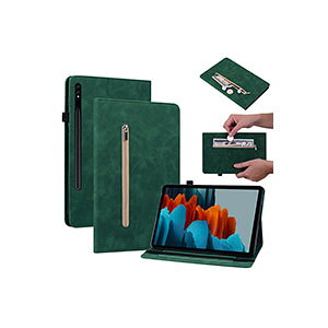 Samsung Galaxy Tab S9+ 12.4�^ (�C���`) �P�[�X �J�o�[ �蒠�^ TPU&PU���U�[ �J�[�h���[ �S���o���h�̃f�U�C�� �����h�~ ������� CASE �����₷�� ���K���� �y�� �X�^���h�@�\ �������� �����������ӂ�