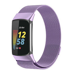 Fitbit Charge 6 �E�F�A���u���[���E�X�}�[�g�E�H�b�` ���� �o���h �I�V������ �����X�e�����X �r���v�x���g �����p �x���g �ւ��x���g �ȒP���� �u�₩ �g�тɕ֗� ���p �l�C �������� �������