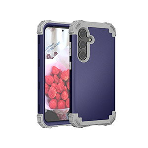 Samsung Galaxy S24 S24+ �P�[�X �ϏՌ� �J�o�[ ����ق��肩���� CASE �Ռ��ɋ��� �X�}�z�ی� 2�d�\�� �V���R��+PC�f�� �֗� ���p �l�C �������� ������� �T���X�� �M�����N�V�[ S24 S24+ �w�ʃJ�o�[ 
