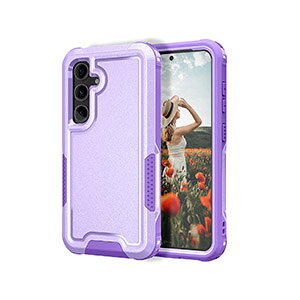 Samsung Galaxy S24 S24+ �P�[�X �ϏՌ� �J�o�[ ����ق��肩���� CASE �Ռ��ɋ��� �X�}�z�ی� 2�d�\�� �V���R��+PC�f�� �֗� ���p �l�C �������� ������� �T���X�� �M�����N�V�[ S24 S24+ �w�ʃJ�o�[ 