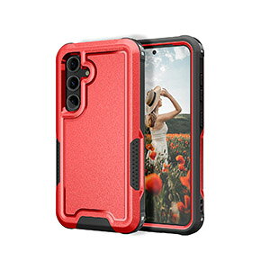 Samsung Galaxy S24 S24+ �P�[�X �ϏՌ� �J�o�[ ����ق��肩���� CASE �Ռ��ɋ��� �X�}�z�ی� 2�d�\�� �V���R��+PC�f�� �֗� ���p �l�C �������� ������� �T���X�� �M�����N�V�[ S24 S24+ �w�ʃJ�o�[ 