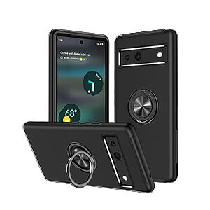 Google Pixel 8a ケース 耐衝撃 カバー グーグル ピクセル 8a ケース リング付き リングを指に通すことで落下防止 傷やほこりから守る 衝撃に強い TPU&PC 2重構造 スタンド機能 おすすめ おしゃれ