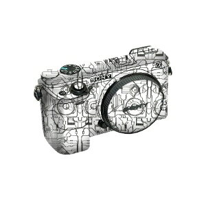 SONY �\�j�[ a6000 ILCE-6000 �A�N�Z���g �X�L���V�[�� PVC�f�ނ��g�p �J�����̃{�f�B�ی� �J�����A�N�Z�T���[ �L�Y�h�~ �h���E�h�� �}���`�J���[ �ȒP�Ȏ��t��