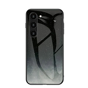 Samsung Galaxy S24 S24+ �P�[�X �ϏՌ� �J�o�[ TPU+�w��9H�����K���X �O���f�[�V���� �l�C �Y��� �J���t�� �N�₩�� ���� �J�b�R���� �����������ӂ� ������� �M�����N�V�[ S24 S24+ �X�}�z �ی�P�[