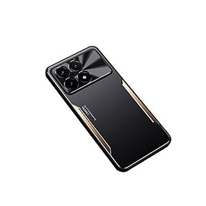 Poco X6 Pro �P�[�X �ϏՌ� �J�o�[ ����ق��肩���� �Ռ��ɋ���TPU+�A���~�w�ʃp�l�� �����̎��� 2�d�\�� �Ռ��h�~ �������� ������� �l�C �V���I�~ ���� POCO X6 �v�� �P�[�X �w�ʃJ�o�[ CASE ��