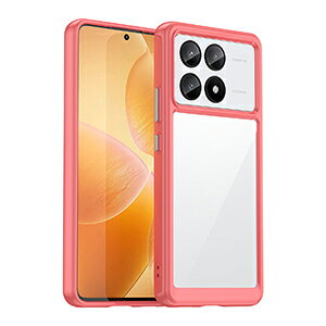 Poco X6 Pro �P�[�X �ϏՌ� �J�o�[ �^�t�Ŋ�� 2�d�\�� TPU+�A�N���� ���� �w�ʃJ�o�[ �Ռ��z�� �����h�~ ������� �J�b�R���� �l�C �Ռ��ɋ��� �V���I�~ ���� Xiaomi Poco X6 �v�� �w�ʃJ�o�[ �N���A 