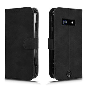 KYOCERA DuraForce EX �P�[�X �ϏՌ� �J�o�[ �蒠�^ ���z�^ TPU&PU���U�[ ������� ����h�~ �X�^���h�@�\ �֗� ���p �J�[�h���[ �l�C �֗����̍��� KYOCERA �f�����t�H�[�X�C�[�G�b�N�X KY-51D/KC-S603/KC-S7