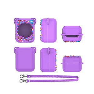 BitzeeInteractive ToyDigital Pet ケース 柔軟性のあるシリコン素材の カバー タカラトミー とびだせ きゅーびっつ CASE 耐衝撃 落下防止 収納 保護 ソフトケース 便利 実用 おすすめ おしゃれ カバー