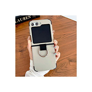 �T���X�� �M�����N�V�[ Samsung Galaxy Z Flip5 5G �P�[�X �܂肽���݌^Android�X�}�z�A�N�Z�T���[ TPU&PC �v���X�`�b�N�� �����O �w��h�~ �y�� �ɔ� ��G�蔲�Q CASE �ϏՌ� �y�� �����₷�� �S�ʕی� 