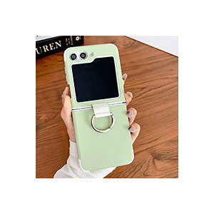 �T���X�� �M�����N�V�[ Samsung Galaxy Z Flip5 5G �P�[�X �܂肽���݌^Android�X�}�z�A�N�Z�T���[ TPU&PC �v���X�`�b�N�� �����O �w��h�~ �y�� �ɔ� ��G�蔲�Q CASE �ϏՌ� �y�� �����₷�� �S�ʕی� 