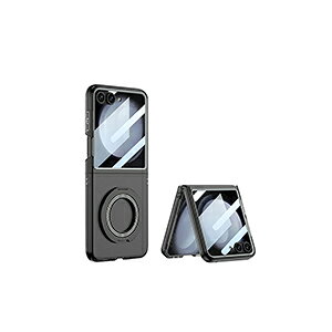 Samsung Galaxy Z Flip5 5G P[X ܂肽݌^ Android X}zANZT[ PC vX`bN CASE ϏՌ y  NA  ÕfBXvCیtBt ₷ 킢 Sʕی 