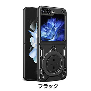 Samsung Galaxy Z Flip6 �M�����N�V�[ Z �t���b�v6 5G �P�[�X �ϏՌ� �J�o�[ �����O�t�� �X�^���h�@�\ �܂肽���݌^ �P�[�X ����ق��肩���� TPU��PC�f�� �y�� �����₷�� �J�b�R���� �֗� ���p �l