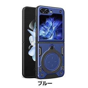 Samsung Galaxy Z Flip6 �M�����N�V�[ Z �t���b�v6 5G �P�[�X �ϏՌ� �J�o�[ �����O�t�� �X�^���h�@�\ �܂肽���݌^ �P�[�X ����ق��肩���� TPU��PC�f�� �y�� �����₷�� �J�b�R���� �֗� ���p �l