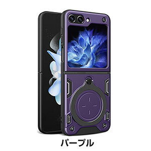 Samsung Galaxy Z Flip6 �M�����N�V�[ Z �t���b�v6 5G �P�[�X �ϏՌ� �J�o�[ �����O�t�� �X�^���h�@�\ �܂肽���݌^ �P�[�X ����ق��肩���� TPU��PC�f�� �y�� �����₷�� �J�b�R���� �֗� ���p �l