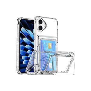 �A�b�v�� �A�C�t�H�� Apple iPhone 16 16 Plus 16 Pro 16 Pro Max �P�[�X �J�o�[ CASE TPU+PC�f�� �Ռ��h�~ �J�[�h���[ �X�^���h�@�\ �Ռ��h�~ �N���A ���� �֗� ���p �l�C �w��h�~ �ϏՌ��J�o�[ �w�ʃJ�o�[ 