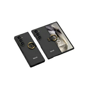 サムスン ギャラクシー Samsung Galaxy Z Fold6 5G ケース カバー 折りたたみ型Androidスマホアクセサリー PC プラスチック製 CASE 耐衝撃カバー リング付き 軽量 持ちやすい 全面保護 カッコいい 便利