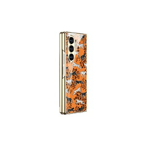 �T���X�� �M�����N�V�[ Samsung Galaxy Z Fold6 5G �P�[�X �J�o�[ �܂肽���݌^Android�X�}�z�A�N�Z�T���[ �w�ʋ����K���X�� �t�����g�����t�B�����t�� �G�b�W�E���b�L CASE �ϏՌ��J�o�[ �y�� ������
