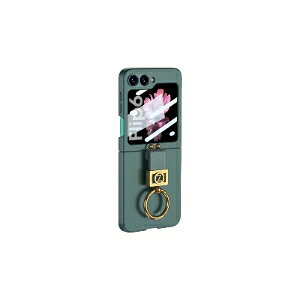 Samsung Galaxy Z Flip6 5G �P�[�X �܂肽���݌^ Android �X�}�z�A�N�Z�T���[ PC �v���X�`�b�N�� �����t�B�����t�� �����O�t�� CASE �ϏՌ� �y�� ���� �����₷�� ���킢�� �S�ʕی� ������� �J�b�R����