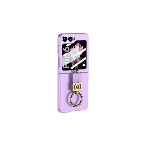 Samsung Galaxy Z Flip6 5G �P�[�X �܂肽���݌^ Android �X�}�z�A�N�Z�T���[ PC �v���X�`�b�N�� �����t�B�����t�� �����O�t�� CASE �ϏՌ� �y�� ���� �����₷�� ���킢�� �S�ʕی� ������� �J�b�R����