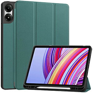 POCO Pad �P�[�X �ϏՌ� �J�o�[ �V���I�~ Xiaomi POCO �p�b�h 12.1�C���` 2024���f�� �蒠�^�J�o�[ TPU+PU���U�[�� �I�[�g�X���[�v�@�\ ������� �����₷�� ����h�~ �X�^���h�@�\ �J�b�R���� ������