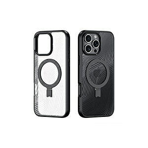 �A�b�v�� �A�C�t�H�� Apple iPhone 16 16 Plus 16 Pro 16 Pro Max�P�[�X �J�o�[ CASE TPU+PC�f�� �Ռ��h�~ �����₷�� �N���A ���� �}�O�l�b�g �X�^���h�@�\ �֗� ���p �l�C �w��h�~ �ϏՌ��J�o�[ �N���A�w
