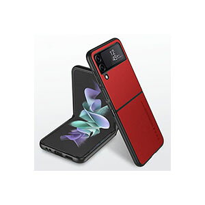 Samsung Galaxy Z Flip6 5G �P�[�X �J�o�[ �܂肽���݌^ Android�X�}�z�A�N�Z�T���[ TPU&PU���U�[ 2�d�\�� �w�ʃ��U�[�� CASE �ϏՌ��J�o�[ �y�� �����h�~ �w��h�~ �������H �����₷�� �S�ʕی� �J�b�R