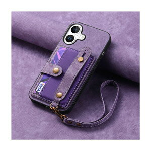 �A�b�v�� �A�C�t�H�� Apple iPhone 16 16 Plus 16 Pro 16 Pro Max�P�[�X CASE TPU&PU���U�[ 2�d�\�� �w�ʃ��U�[�� �Ռ��h�~ �X�^���h�@�\ �J�[�h���[ �X�g���b�v�t�� �y�� �֗� ���p �l�C �w��h�~ �ϏՌ��J