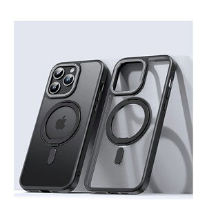 �A�b�v�� �A�C�t�H�� Apple iPhone 16 16 Plus 16 Pro 16 Pro Max�P�[�X �J�o�[ CASE TPU+PC�f�� �Ռ��h�~ �����₷�� �X�^���h�@�\ �N���A ���� �Y��� �֗� ���p �l�C �w��h�~ �ϏՌ��J�o�[ �N���A�w�ʃJ
