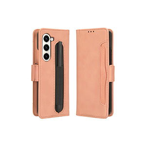 �T���X�� �M�����N�V�[ Samsung Galaxy Z Fold6 5G �P�[�X �J�o�[ �蒠�^ PC&PU���U�[ �y���X���b�g�t�� �J�[�h�X���b�g�t�� �u���P�b�g�t�� �ϏՌ��J�o�[ �J�[�h���[ �X�^���h�@�\ �����₷�� ����