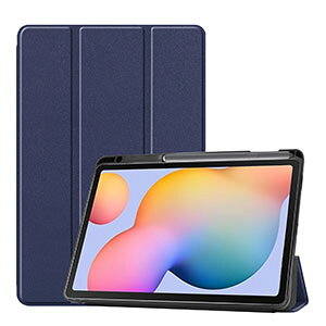 Samsung Galaxy Tab S6 Lite 2024 (Wi-Fi) �P�[�X �蒠�^ �J�o�[ �M�����N�V�[ �^�u S6 ���C�g 2024���f�� TPU+PU���U�[�� S�y�����[ �֗� �l�C �������� ������� �����₷�� ����h�~ �I�[�g�X���[�v �X�^��