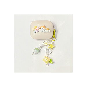 Xiaomi Redmi Buds 6 Active�P�[�X �_� TPU�f�� �V���I�~ ���h�~�[ �A�N�Z�T���[ �Y��� �J���t�� ���� CASE �ϏՌ� �����h�~ ���[ �ی� �\�t�g�P�[�X ���������܂܏[�d�^�C�v �X�g���b�v�t��