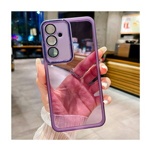 TX Samsung Galaxy S24 FE NAP[X Jo[ ق肩 Ռɋ TPUf YیtBt ӂ  ֗ p lC wʃJo[ ϏՌ ^tŊ䗎h~ 