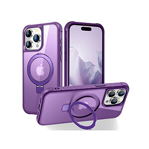 �A�b�v�� �A�C�t�H�� Apple iPhone 16 16 Plus 16 Pro 16 Pro Max �P�[�X �ϏՌ� �J�o�[ �Ռ��ɋ���TPU&PC 2�d�\�� �����O�t�� �X�^���h�@�\ �����O���w�ɒʂ����Ƃŗ����h�~ �Ռ��h�~ �������� ������� 