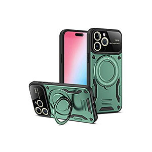 �A�b�v�� �A�C�t�H�� Apple iPhone 16 16 Plus 16 Pro 16 Pro Max �P�[�X �J�o�[ TPU&PC �w�ʃJ�o�[ ���킢�� �����O�t�� �X�^���h�@�\ CASE �����₷�� �y�� �Ռ��h�~ �����h�~ �J�[�h���[ �J���t�� �l�C ��