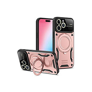 �A�b�v�� �A�C�t�H�� Apple iPhone 16 16 Plus 16 Pro 16 Pro Max �P�[�X �J�o�[ TPU&PC �w�ʃJ�o�[ ���킢�� �����O�t�� �X�^���h�@�\ CASE �����₷�� �y�� �Ռ��h�~ �����h�~ �J�[�h���[ �J���t�� �l�C ��