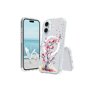 Apple iPhone 16 16 Plus 16 Pro 16 Pro Max �P�[�X �J�o�[ �Ռ��ɋ��� TPU&PC�f�� �Ռ��h�~ �N���A �N���A�J�o�[ �ϏՌ��J�o�[ CASE ���f�B�[�X ���킢�� �ԕ� ���� �y�� �����₷�� �J�b�R���� �֗� ���p �l