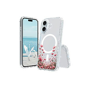 Apple iPhone 16 16 Plus 16 Pro 16 Pro Max �P�[�X �J�o�[ �Ռ��ɋ��� TPU&PC�f�� �Ռ��h�~ �N���A �N���A�J�o�[ �ϏՌ��J�o�[ CASE ���f�B�[�X ���킢�� �ԕ� ���� �y�� �����₷�� �J�b�R���� �֗� ���p �l