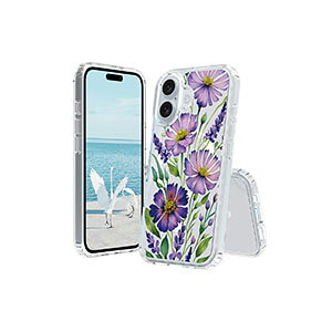 Apple iPhone 16 16 Plus 16 Pro 16 Pro Max �P�[�X �J�o�[ �Ռ��ɋ��� TPU&PC�f�� �Ռ��h�~ �N���A �N���A�J�o�[ �ϏՌ��J�o�[ CASE ���f�B�[�X ���킢�� �ԕ� ���� �y�� �����₷�� �J�b�R���� �֗� ���p �l