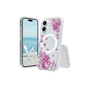 Apple iPhone 16 16 Plus 16 Pro 16 Pro Max �P�[�X �J�o�[ �Ռ��ɋ��� TPU&PC�f�� �Ռ��h�~ �N���A �N���A�J�o�[ �ϏՌ��J�o�[ CASE ���f�B�[�X ���킢�� �ԕ� ���� �y�� �����₷�� �J�b�R���� �֗� ���p �l