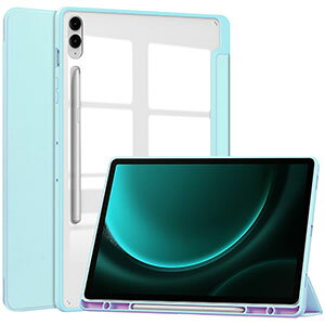 Galaxy Tab S10+ �P�[�X �ϏՌ� �J�o�[ PU���U�[ ������� �N���A�o�b�N�P�[�X �����₷�� ����h�~ �X�^���h�@�\ �I�[�g�X���[�v�@�\ S�y�����[�[�d�ɑΉ� �������� �^�u���b�g�P�[�X �J�b�R��
