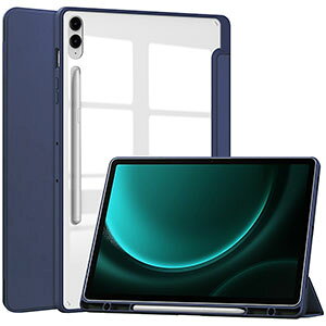 Galaxy Tab S10+ �P�[�X �ϏՌ� �J�o�[ PU���U�[ ������� �N���A�o�b�N�P�[�X �����₷�� ����h�~ �X�^���h�@�\ �I�[�g�X���[�v�@�\ S�y�����[�[�d�ɑΉ� �������� �^�u���b�g�P�[�X �J�b�R��