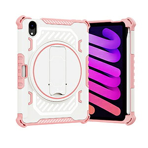 Apple iPad mini 7 �P�[�X �ϏՌ� �J�o�[ 2024���f�� �^�u���b�g�ی� �X�^���h�@�\�t�� 360�x��] ����ق��肩���� 2�d�\�� TPU&PC�f�� Pencil Pro ���[�������� ������� �֗����̍��� �l�C ���� 8.3�C