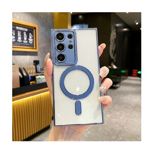 �T���X�� �M�����N�V�[ Samsung Galaxy S25 Ultra �P�[�X �J�o�[ TPU�f�� �}�O�l�b�g�[�d ���b�L�d�グ �w��h�~ ��G�蔲�Q �ی�P�[�X �J���������Y�ی� �֗� �l�C �������� ������� �֗����̍���
