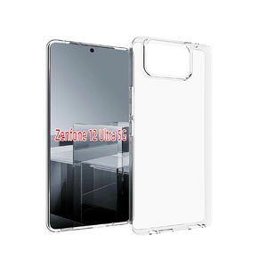 ASUS Zenfone 12 Ultra �P�[�X �ϏՌ� �J�o�[ ����ق��肩���� CASE TPU�f�� ���� �Ռ��h�~ �N���A �l�C �w�ʃJ�o�[ �������� ������� �G�C�X�[�X �A�X�[�X �[���t�H�� 12 �E���g�� �P�[�X �\�t�g