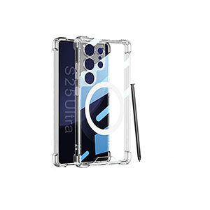 Samsung Galaxy S25 Ultra P[X lϏՌ NA Jo[ یP[X TPU+PCf CASE  n[hP[X }Olbgz@\t CX[dT|[g Ռɋ ֗ p lC TX