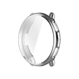 Amazfit Active 2 ケース ウェアラブル端末・スマートウォッチ フルカバー 液晶保護 クリア メッキ仕上げ TPU素材 シンプルで 一体型 スマートウォッチ ソフトカバー CASE 落下 衝撃 便利 軽量 簡易着脱 人気 保護ケース カバー